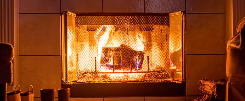 Mendota Hearth Landscape Fireplace Installation in Linda, California