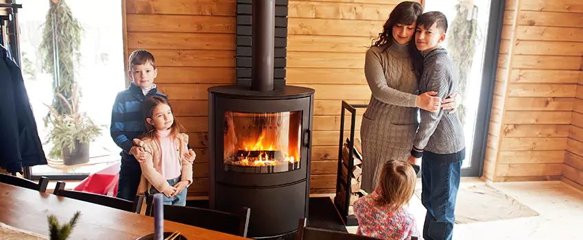 Morso Cast Iron Fireplace Insert Installation in Linda, California