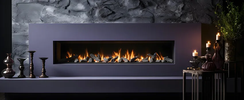 Ember Bed for Ventless Gas Fireplace in Linda, CA